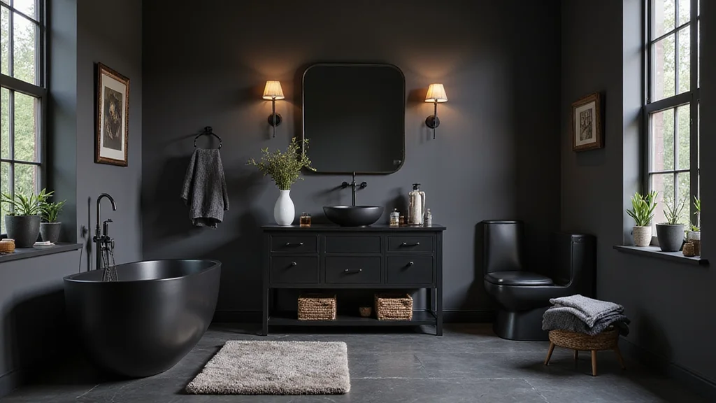 14 Bathroom Ideas Black for Bold Modern Depth and Style