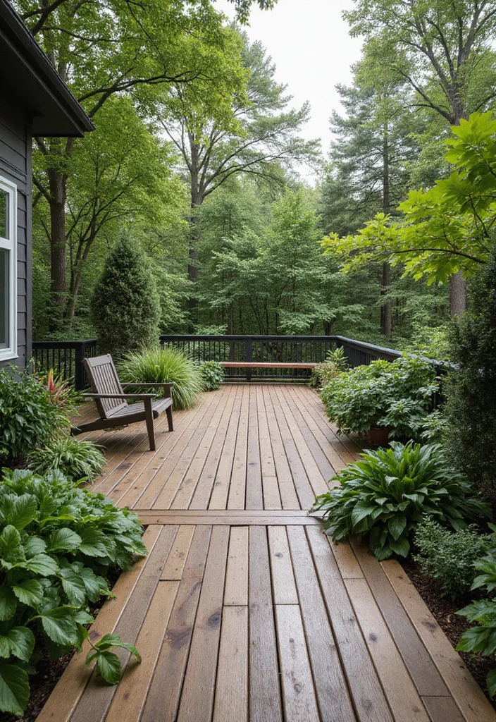 14 Deck Backyard Ideas for Relaxing Outdoor Living 9. Biophilic Design Elements
