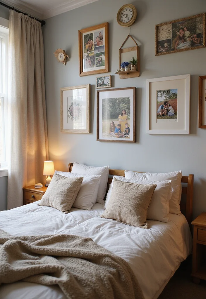 14 Farmhouse Bedroom Ideas for Warm Rustic Charm 10. Personalized Touches