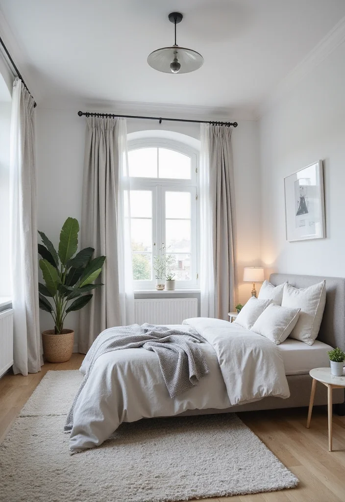 14 Gray Bedroom Ideas for Soft Neutral Comfort 9. Grey and White Color Combinations