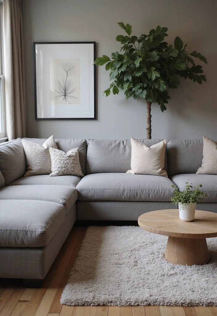 14 Grey Living Room Ideas for Chic Neutral Modern Style 10. Plush Seating
