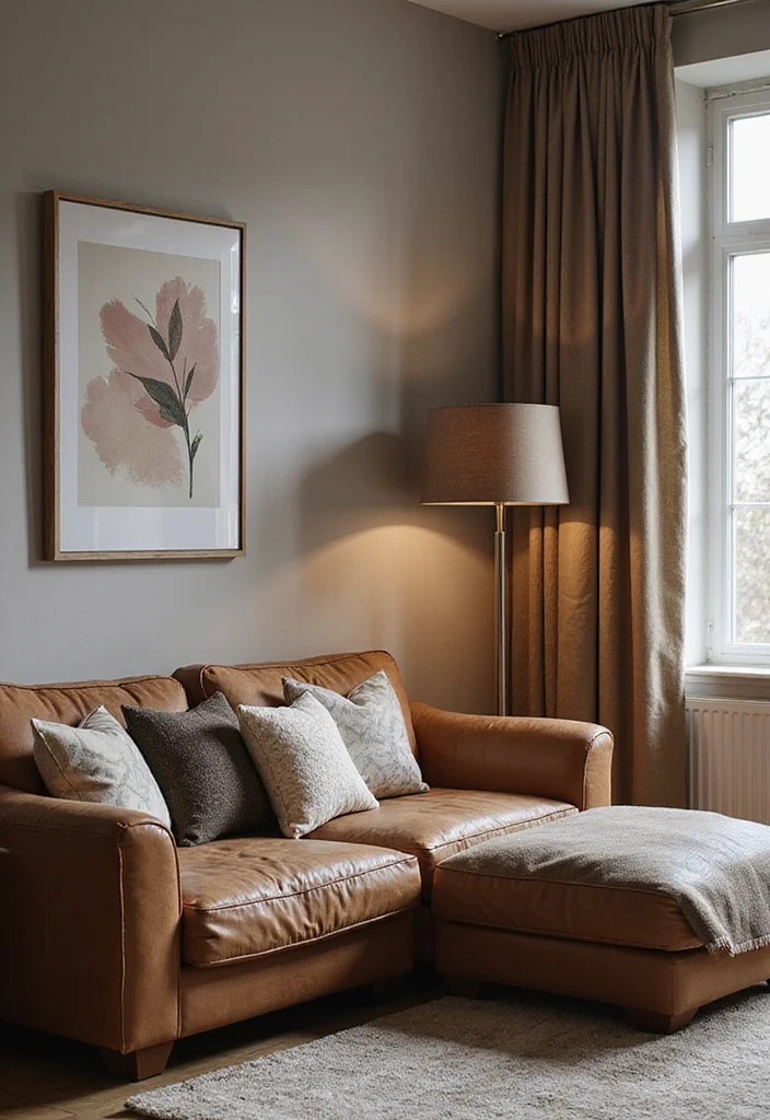 14 Grey Living Room Ideas for Chic Neutral Modern Style 3. Layered Textures