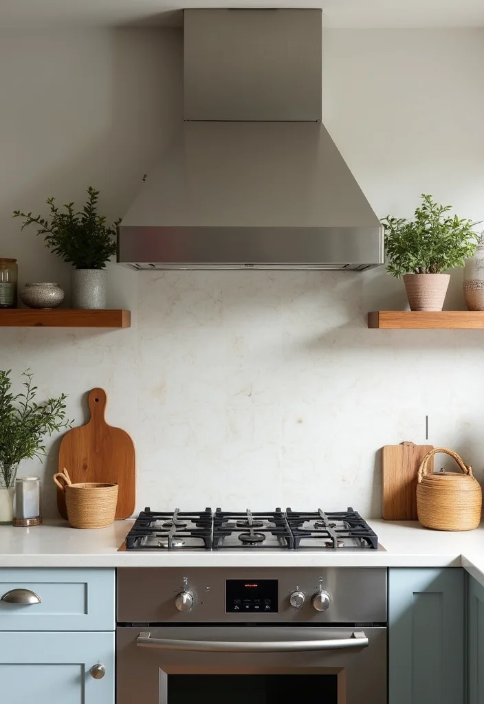 14 Kitchen Range Hood Ideas for Stylish Functional Venting 9. Sleek Stainless Steel with a Vintage Twist