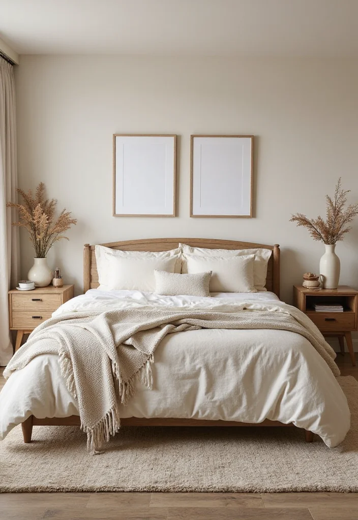 14 Married Bedroom Ideas for Warm Inviting Shared Spaces 1. Soft Neutrals for a Tranquil Haven