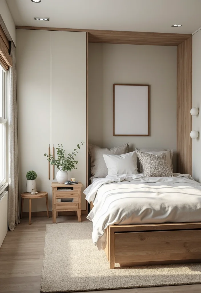 14 Married Bedroom Ideas for Warm Inviting Shared Spaces 14. Functional Storage for a Tidy Space