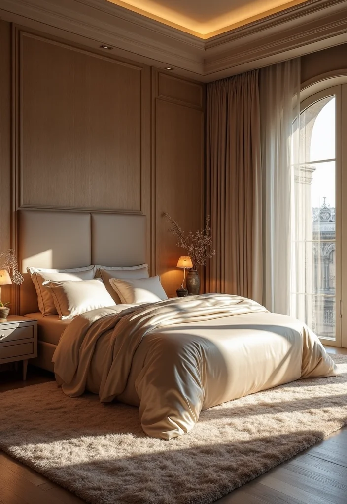 14 Married Bedroom Ideas for Warm Inviting Shared Spaces 7. Luxurious Fabrics for Comfort