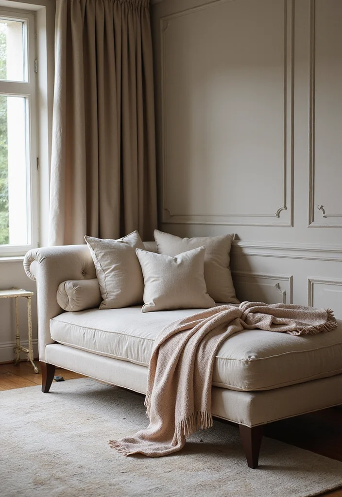 14 Sofas Ideas Living Room for Comfy Functional Seating 13. Elegant Chaise Lounges