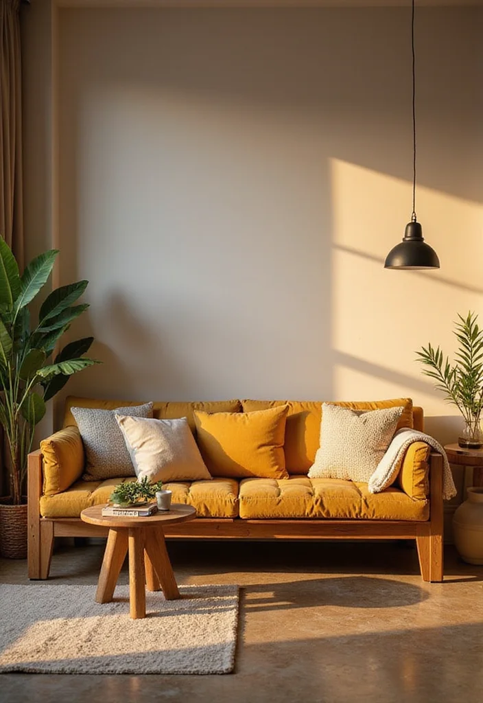 14 Sofas Ideas Living Room for Comfy Functional Seating 4. Futon Fun