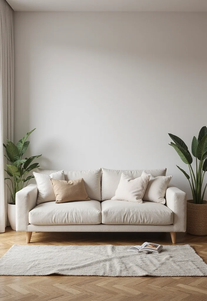 14 Sofas Ideas Living Room for Comfy Functional Seating 7. Minimalist Sleeper Sofa