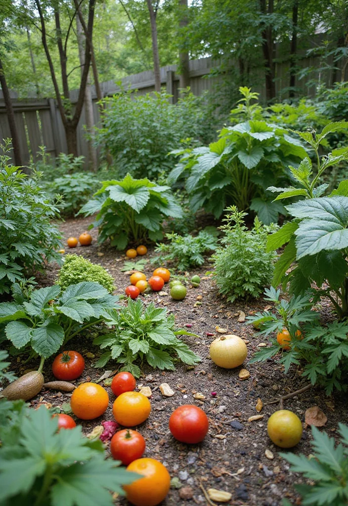 14 Townhouse Backyard Ideas for Small Practical Layouts 12. Edible Landscaping for Practical Beauty
