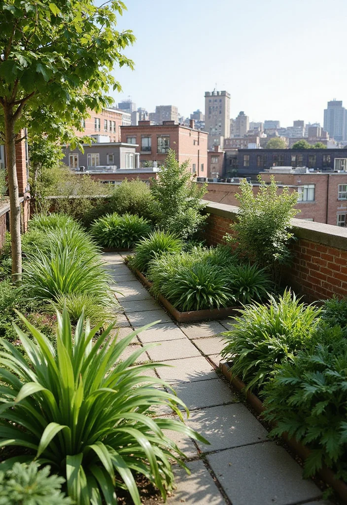 14 Townhouse Backyard Ideas for Small Practical Layouts 4. Green Roofs for Eco Friendly Design