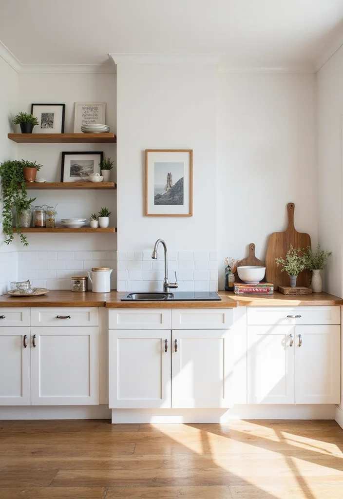 14 White Kitchen Ideas for Clean Bright Timeless Style 14. Personal Touches