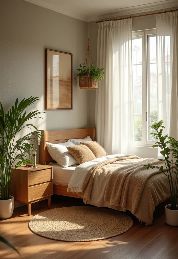 14 Women Bedroom Ideas for Soft Stylish Personalized Spaces 2. Earthy Tones and Natural Elements