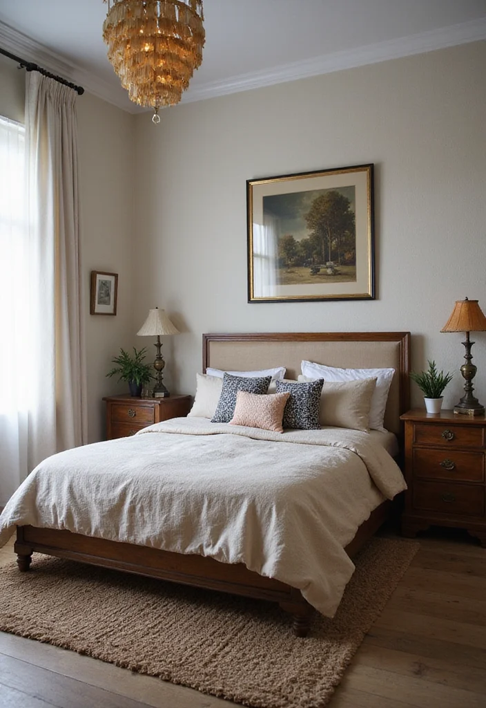 14 Women Bedroom Ideas for Soft Stylish Personalized Spaces 4. Vintage Finds