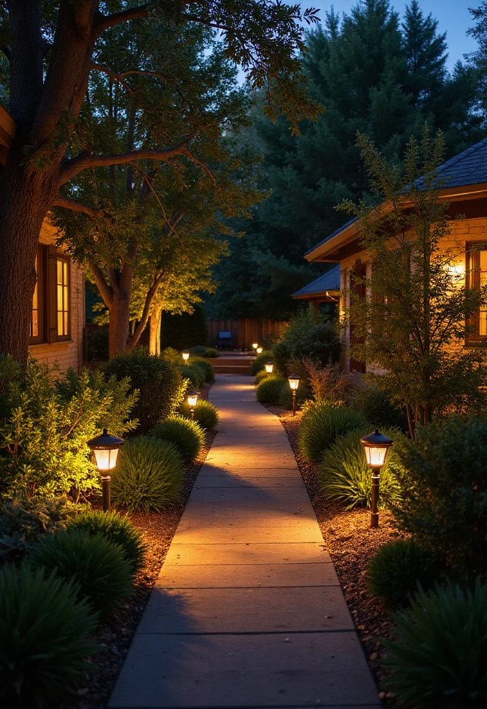 15 Backyard Privacy Ideas for Calm Comfortable Seclusion 14. Outdoor Lighting for Ambiance
