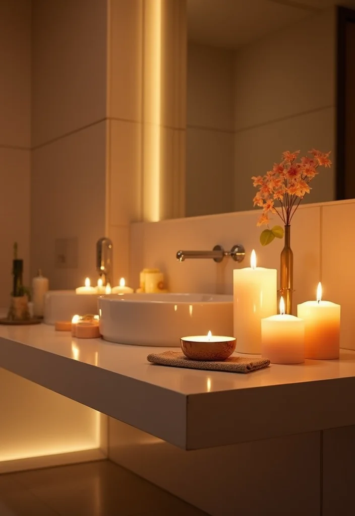 15 Bathroom Spa Decor Ideas for Relaxing Hotel Like Comfort 4. Soft Lighting