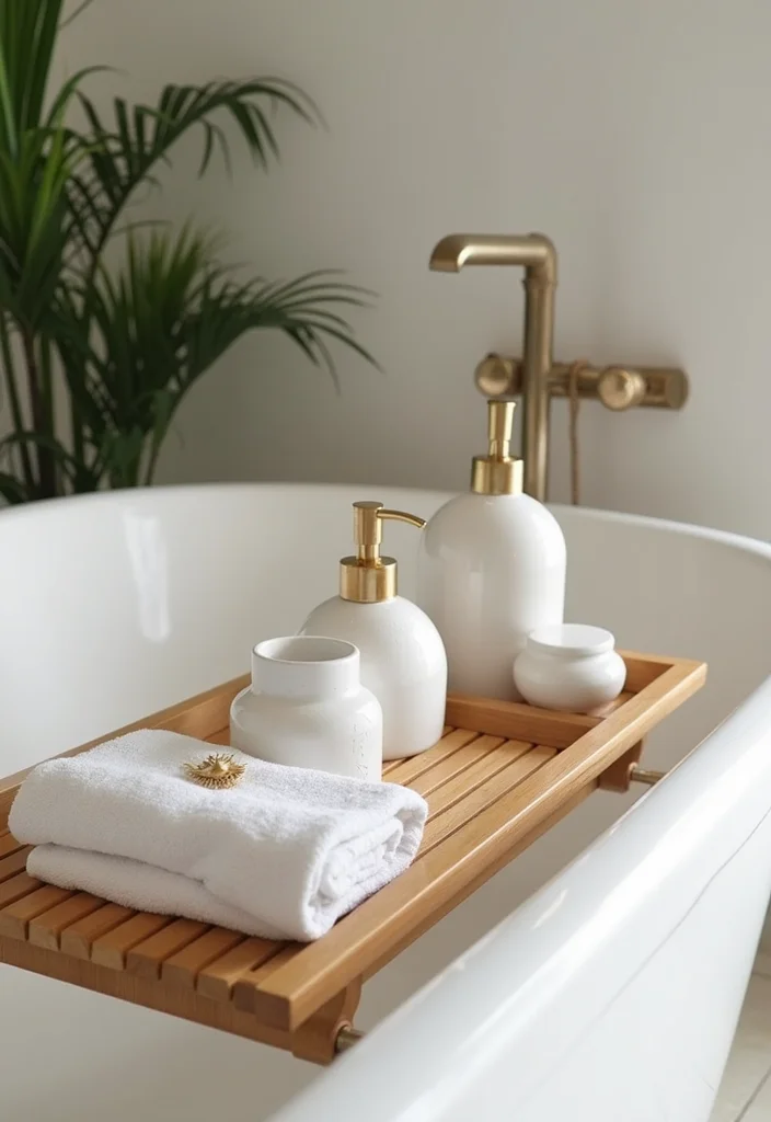 15 Bathroom Spa Decor Ideas for Relaxing Hotel Like Comfort 5. Spa Inspired Accessories