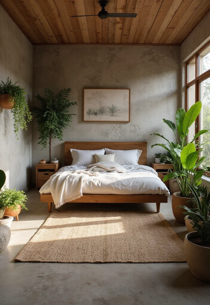 15 Bedroom Layout Ideas for Better Flow and Relaxing Comfort 144 15 Bedroom Layout Ideas for Better Flow and Relaxing Comfort 14. Incorporate Natural Elements