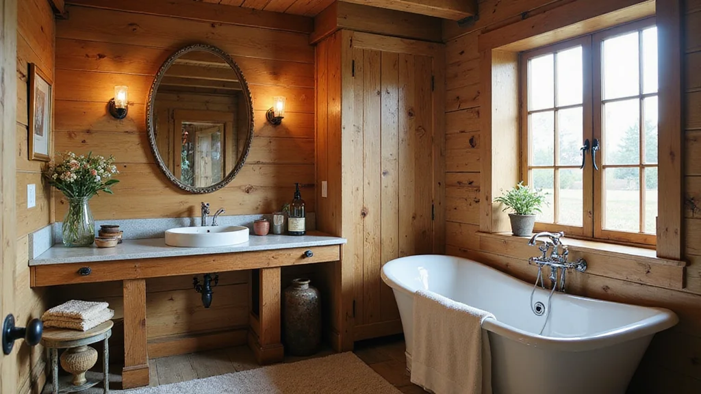 15 Farmhouse Bathroom Ideas With Warm Rustic Charm