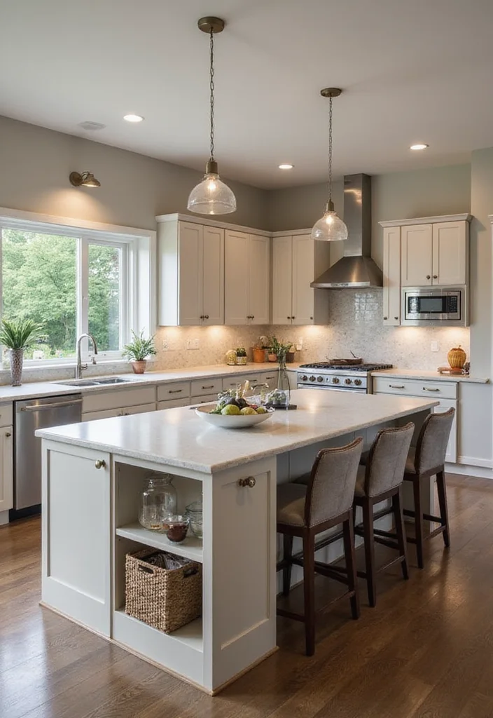 15 Kitchen Ideas Modern for Sleek Lines and Fresh Style 10. Functional Islands