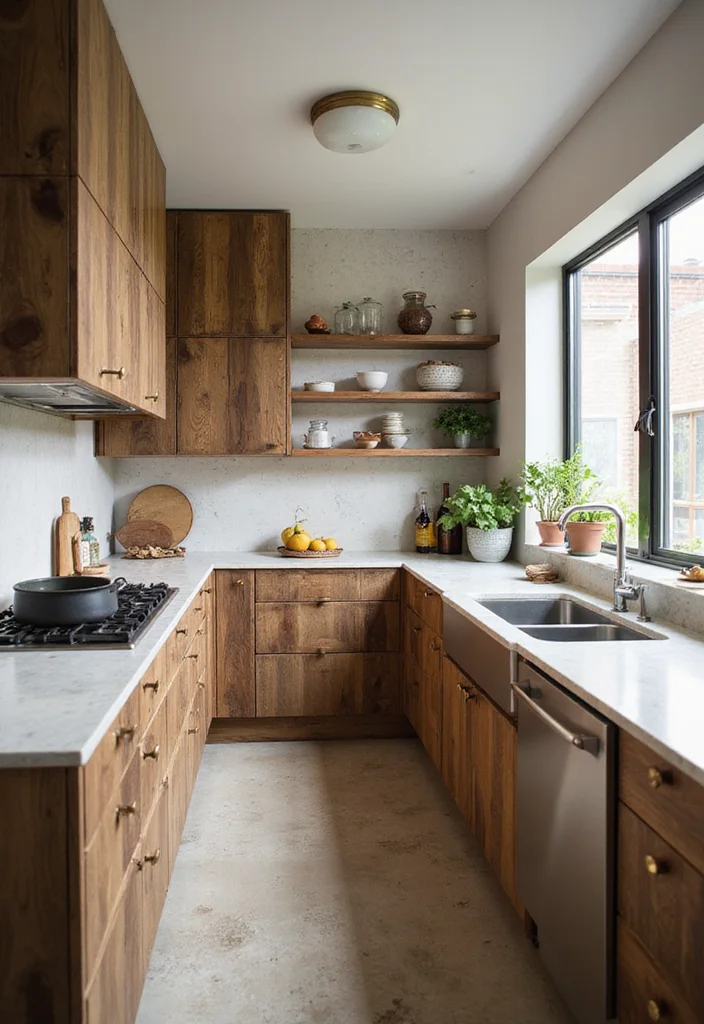 15 Kitchen Ideas Modern for Sleek Lines and Fresh Style 6. Sustainable Choices