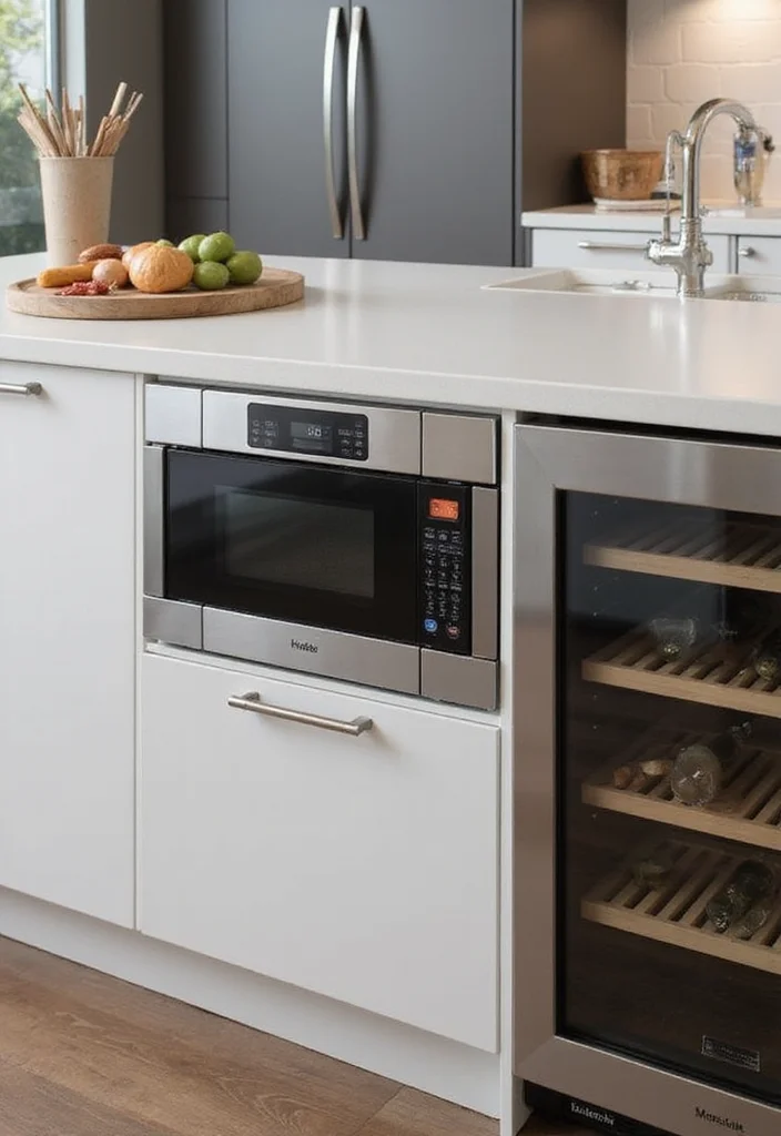 16 Kitchen Ideas With Island for Better Flow and Function 100 16 Kitchen Ideas With Island for Better Flow and Function 10. Integrated Appliances in the Island