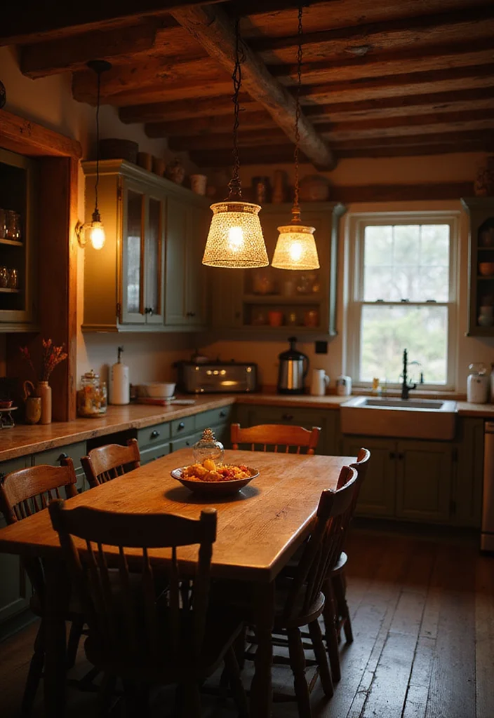 16 Kitchen Lighting Ideas for Brighter More Inviting Spaces 14. Lantern Style Lights for a Cozy Feel