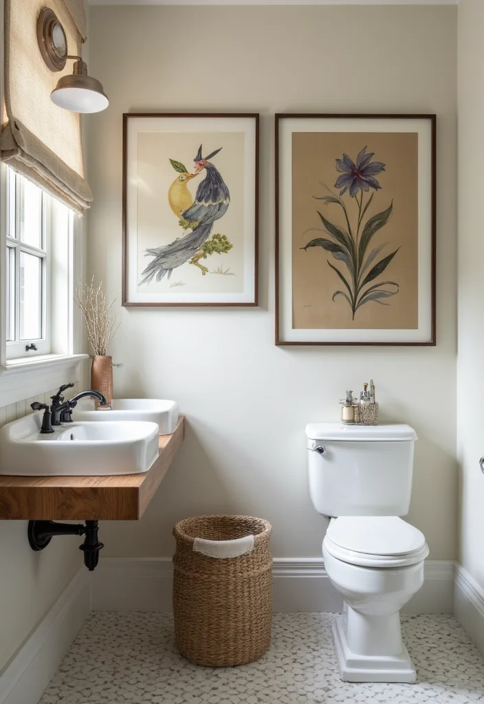 16 Luxury Bathroom Ideas for Elegant Details That Elevate Your Space 14. Unique Artwork