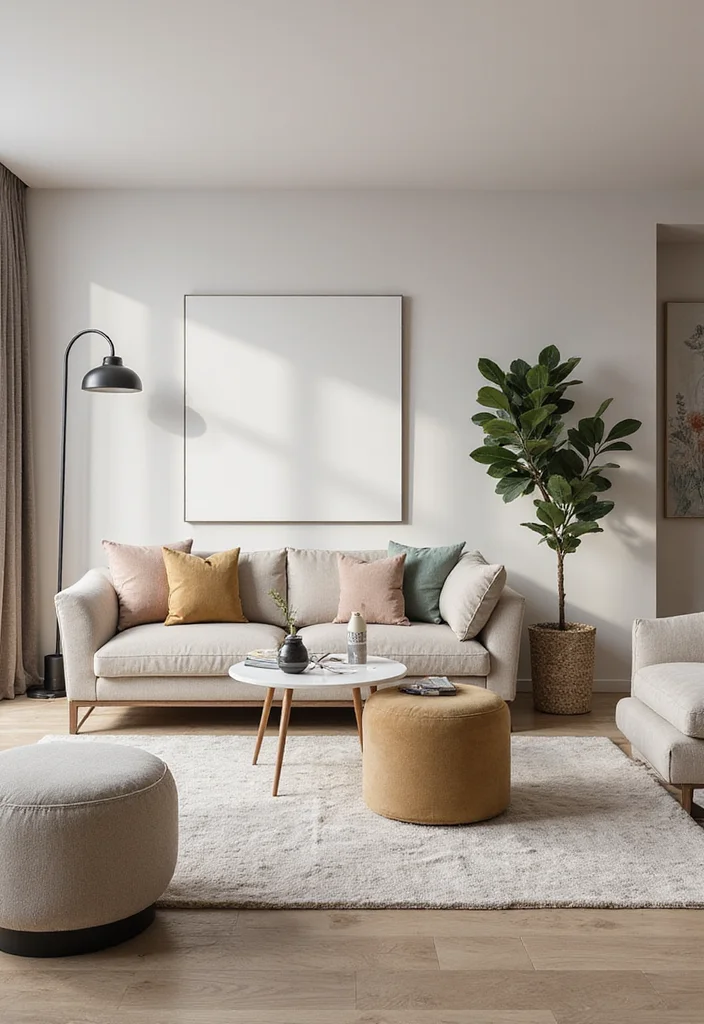 16 Modern Living Room Decor Ideas for Clean Updated Style 2. Go for a Neutral Color Palette