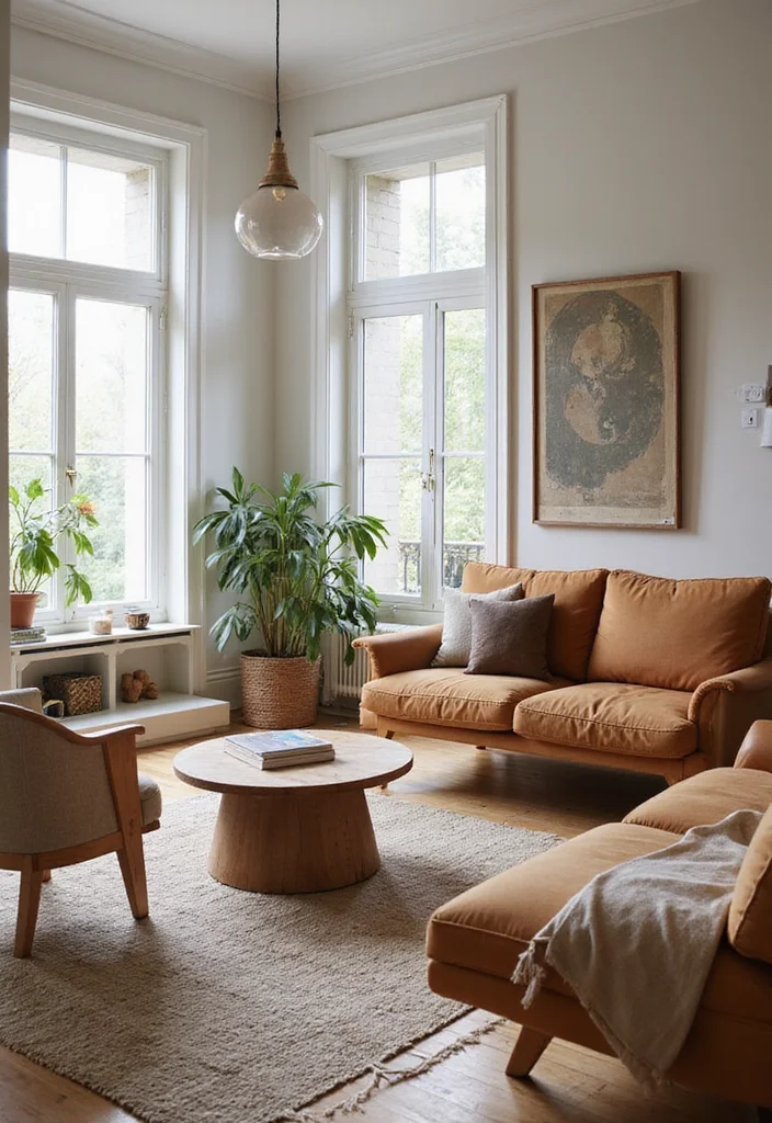 16 Modern Living Room Decor Ideas for Clean Updated Style 3. Sustainable Furniture Choices