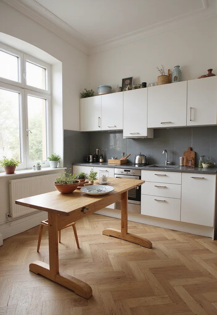 18 Kitchen Remodel Ideas for Modern Efficient Layout 3. Multi functional Furniture