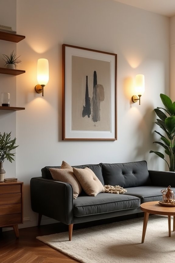 How to Put Wall Sconces in Your Living Room 5 assess sconces to match decor