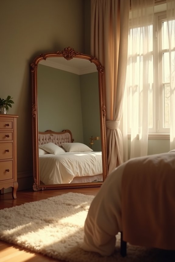 avoid mirror placements harming sleep