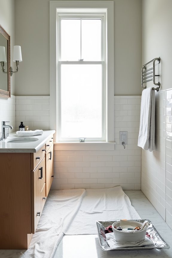 bathroom installation and finishing timeline