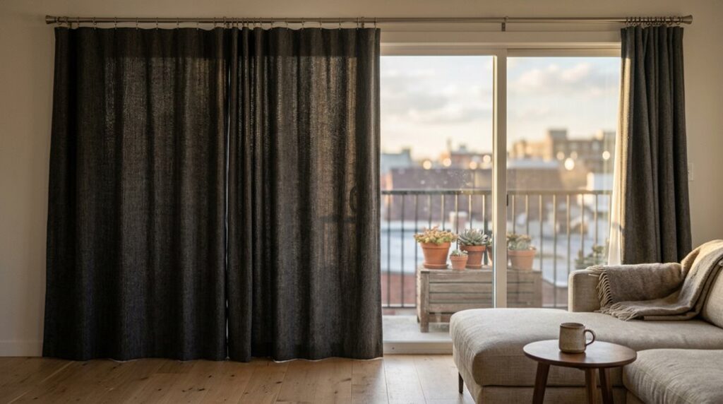 blackout curtains for sliding doors