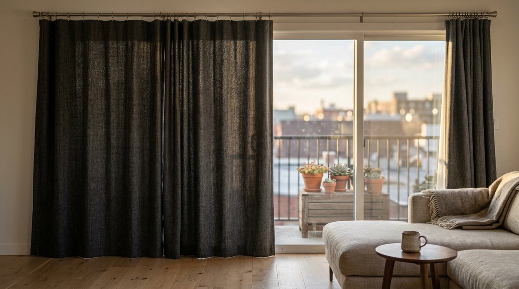 blackout curtains for sliding doors