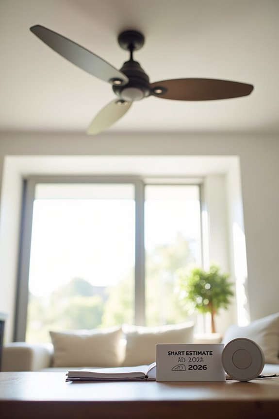 How Much Will Ceiling Fan Installation Cost in 2026? 1 ceiling fan installation costs vary