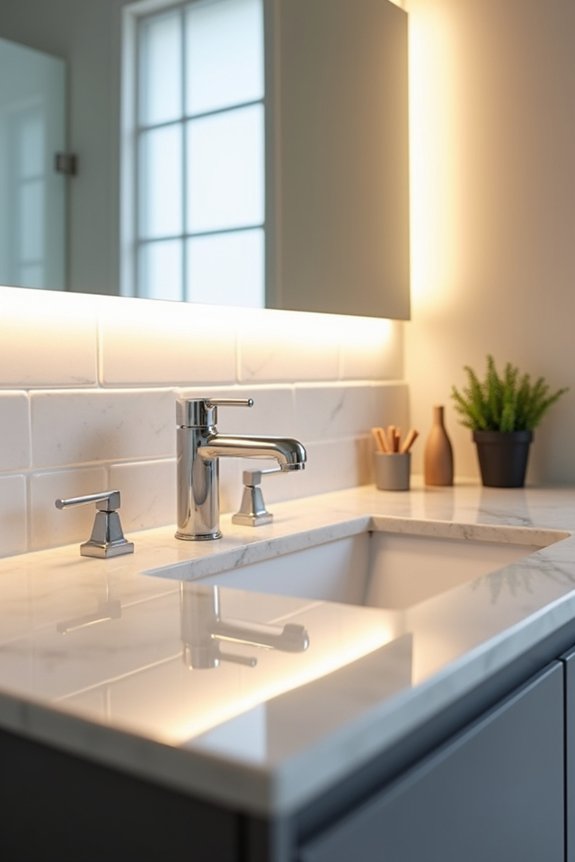 cosmetic bathroom updates with permits