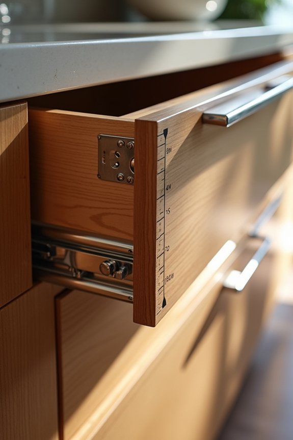 custom depths for tailored cabinets