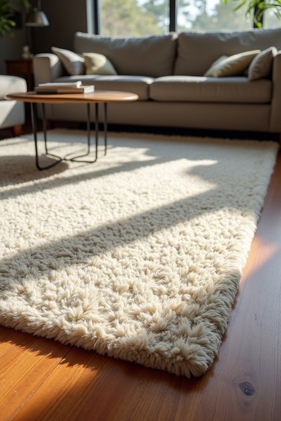 custom rug sizes for open spaces