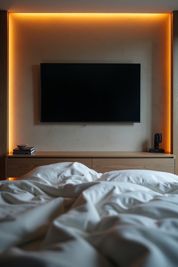 distance between bed and television guidelines