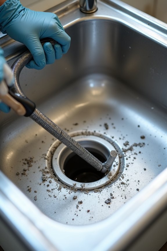 Replace Your Kitchen Sink Drain in 10 Easy Steps 2 dry clean inspection debris free