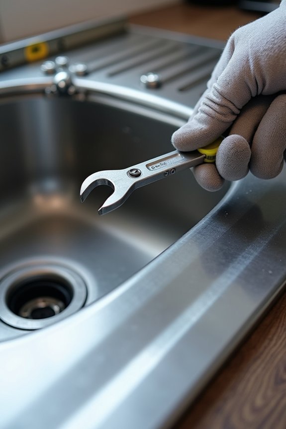 Install a New Kitchen Sink in 10 Steps 6 even cross pattern clip tightening