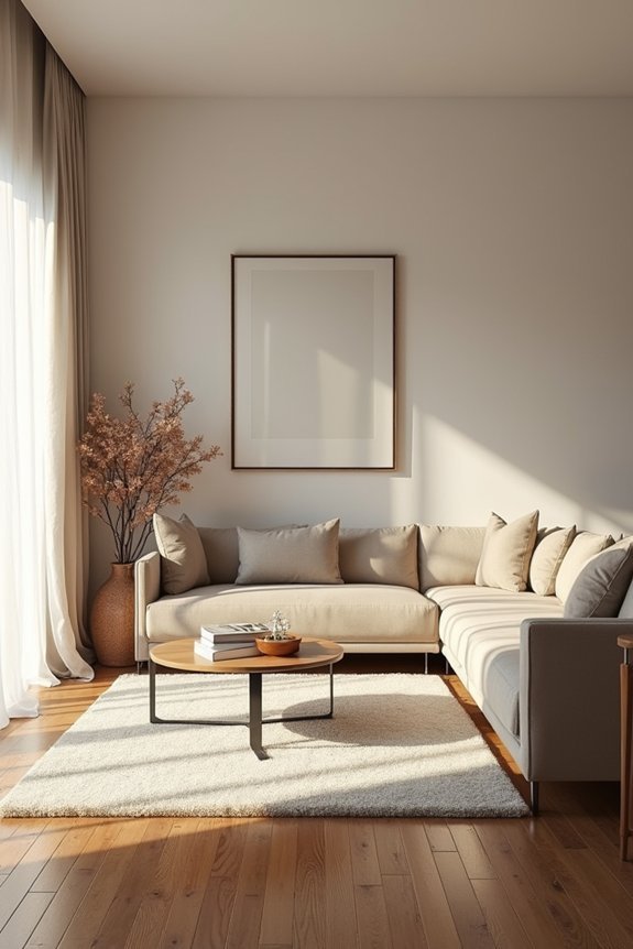 floating vs wall anchored rug sizing