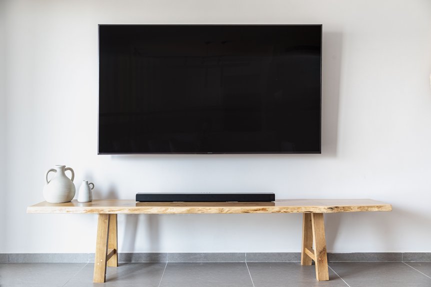 ideal bedroom tv mounting height