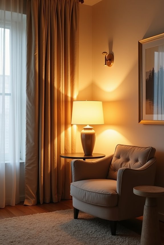 Transform Your Living Room Corner: 7 Decorating Ideas That Work 4 light with lamps or sconces