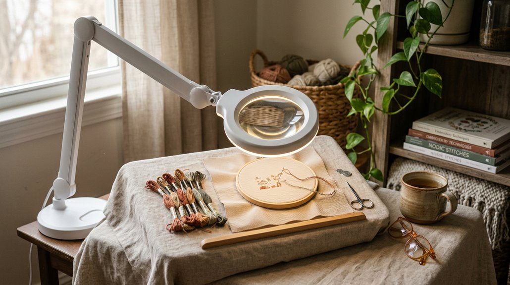 Home 8 magnifying lights for cross stitch