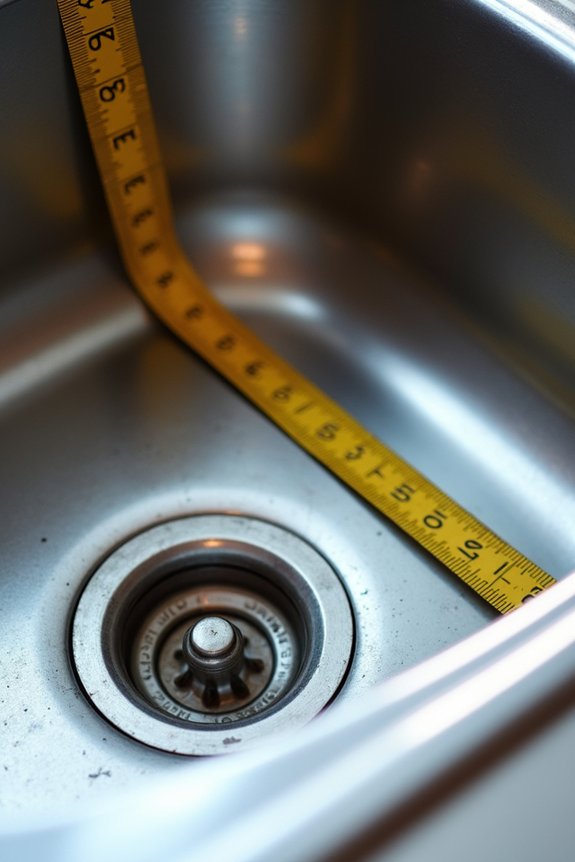 measuring sink interior dimensions