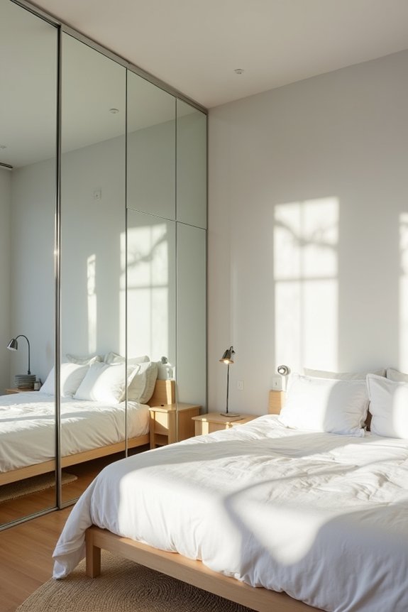 mirrors amplify light space