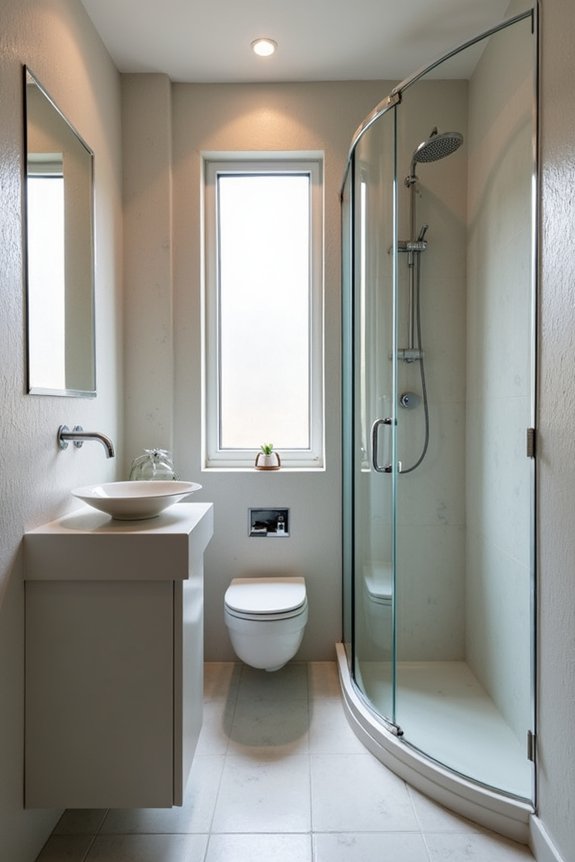 What Is a 3/4 Bathroom? 3 one wall 3 4 bath layout